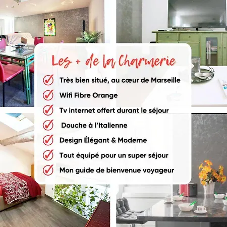 Appartement La Charmerie Duplex Climatise A 5min Du Vieux Port Marseille